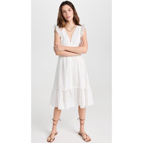 Larroude Portofino Flat Sandals in Caramel Leather 6 With Box Womens Wrap Slides - Picture 14 of 16